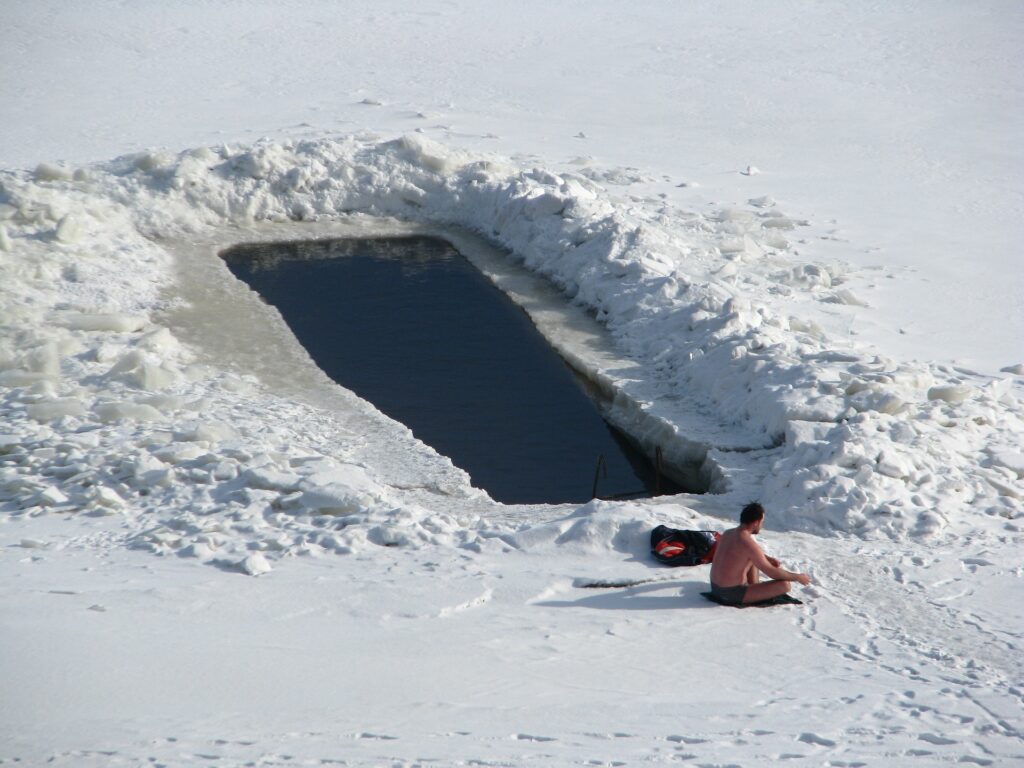 究極の水風呂の写真